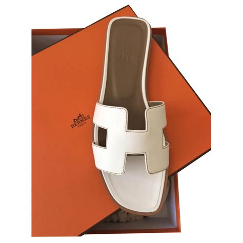 mules hermes blanches|Hermes mules for men.